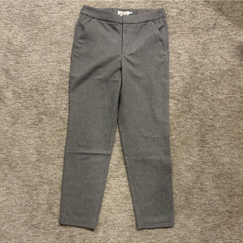 H&M Heather Gray Wool Blend Pants